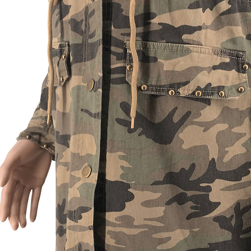 Discover the Perfect Blend of Style and Comfort with Our Women's Camouflage Baseball Jacket
